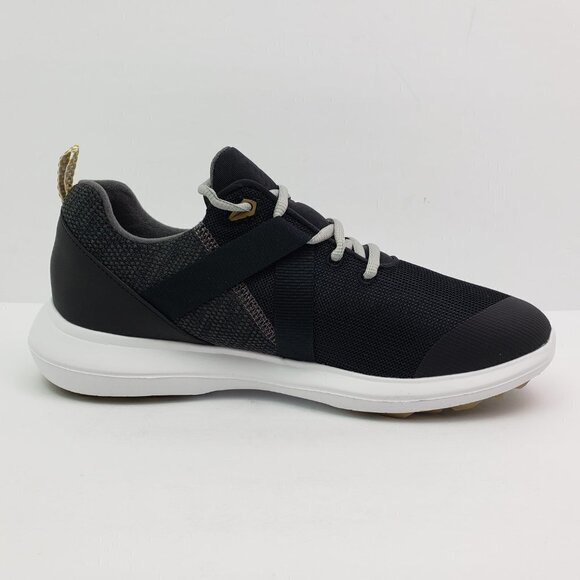 FootJoy FJ Flex Mens Sz 8 Extra Wide Black Spikeless Golf Athletic Sneaker Shoes main image 7
